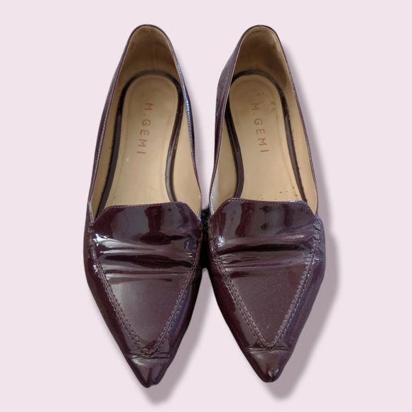 M.Gemi Argento loafer shoes in wine US 6.5 - Picture 2 of 4
